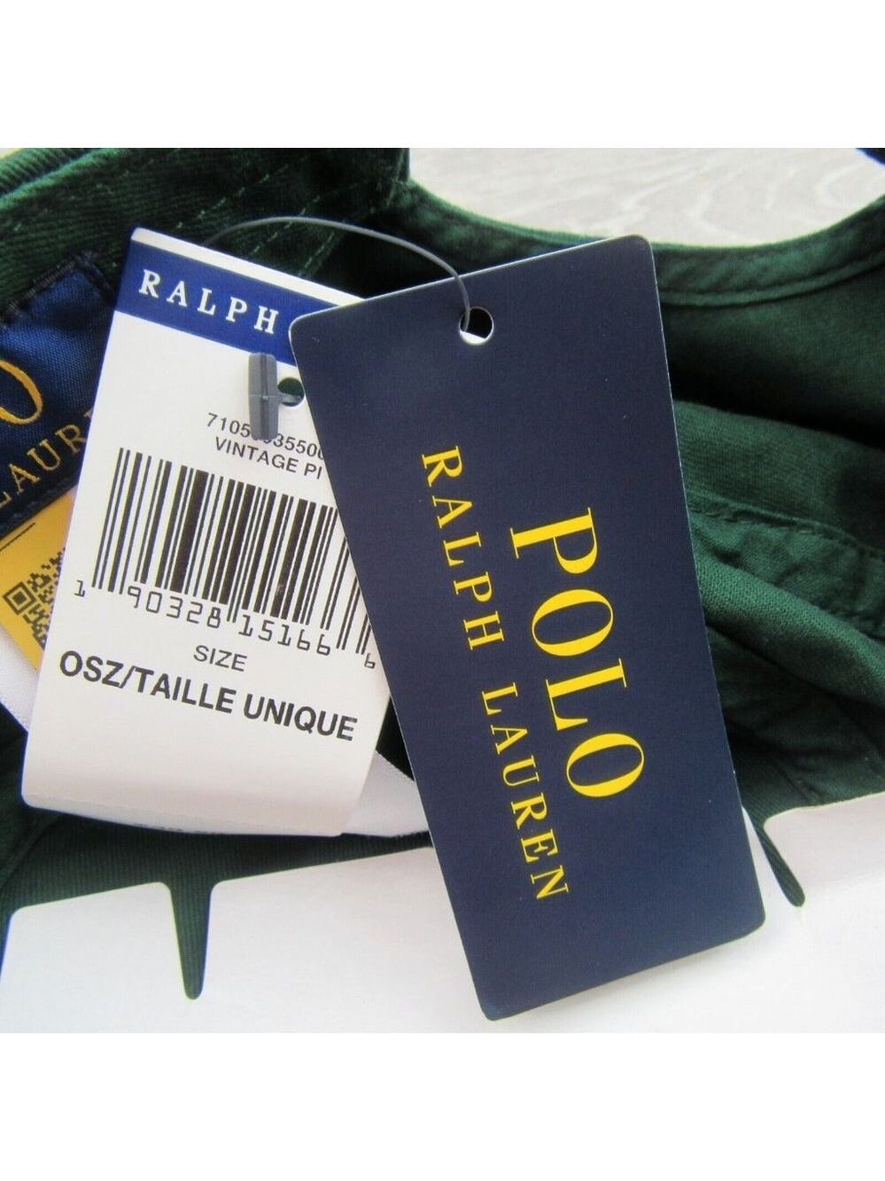 Polo Ralph Lauren Ralph's Coffee New York NYC Baseball Hat Cap Green NEW - Picture 11 of 13